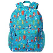 Mochila Escolar Infantil Loungefly Disney Floresta Encantada Tiki para Crianças a Partir de 10 Anos, Azul