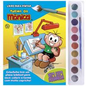 Turma da Mônica Livro para Pintar com Aquarela | Cebolinha