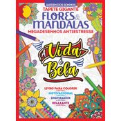 Tapete Gigante Flores e Mandalas Megadesenhos Antiestresse