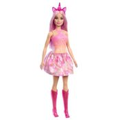 Barbie Unicórnio Top Rosa - Mattel HRR12-HRR13