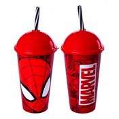 Copo Shake Homem-Aranha 500Ml Marvel - Plasútil 008316