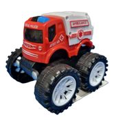 Carrinho Monster Emergência Fricção Sort - ToyKing TKAB55
