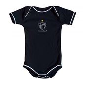 Body Atlético MG Oficial Preto - Torcida Baby