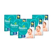 KIt Fralda Pampers Confort Sec Tamanho G com 100 Unidades