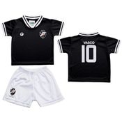 Conjunto Bebê Vasco Uniforme Preto - Torcida Baby