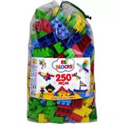 Blocos De Montar Educativo 250 Peças - Rei Blocks 521SB