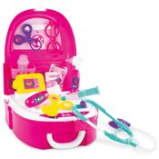Mochila - Barbie - Doutora Médica - Com + 15 Peças - Fun