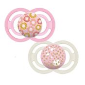 Chupeta +6 Meses Perfect Rosa Embalagem Dupla - Mam Baby