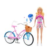 Barbie Boneca Com a Bicicleta - Mattel