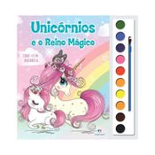 Livro Unicórnios e Reino Mágico Aquarela - Ciranda Cultural