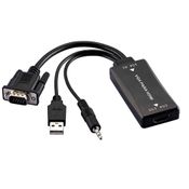 Conversor Vga M X Hdmi F C/ Áudio Multi - WI280 WI280