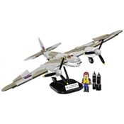 Kit de Construção Avião Havilland DH.98 Mosquito Plane com 710 Peças, COBI, Cinza