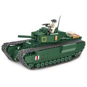 Kit de Construção Tanque Churchill Mk. III com 654 Peças, COBI, Verde