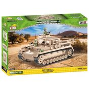 Kit de Construção Tanque Panzerkampfwagen IV com 559 Peças, COBI, Bege