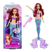 Boneca Disney Princesa Ariel Cabelo Surpresa Toque De Cor