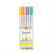 Canetinha Hidrográfica FineMarker 1.0mm - Tom Pastel - Kit com 6 Um - BRW