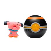 Pokemon - Clipe Pokebola - Snubbull + Bola Luxo - Sunny