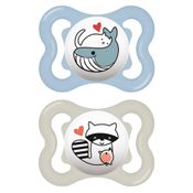 Chupeta Supreme 0 a 6 Meses Embalagem Dupla Azul - Mam Baby