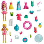 Polly Pocket Conjunto Moda Diversão Praia Tropical - Mattel