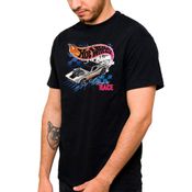 Camiseta Hot Wheels Preto P - Fun Divirta-se