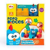 Fofo Blocos Galinha Pintadinha Mini 15 Pecas - Elka