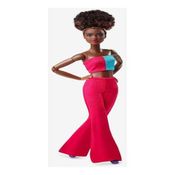 Boneca Barbie Signature  Looks Negra Cabelo Afro De Luxo