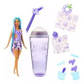 Boneca Barbie Pop Reveal Ponche Frutas Uva 8 Surpresas