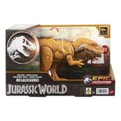 Boneco Dinossauro Jurassic World Rugido Selvagem Megalosauru