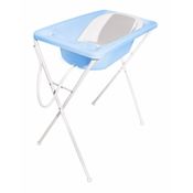 Banheira para Bebê Plástica Acqua Trio Galzerano Azul Pastel