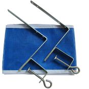 Kit de Tênis De Mesa Suporte e Rede - Klopf - Cód. 5070 - Azul