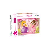 Puzzle Infantil 100 Peças - Princess  - Pais e Filhos -  UNICA Puzzle Infantil 100 Peças - Princess  - Pais e Filhos -