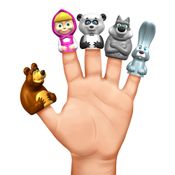 Conjunto De Mini Figuras - Dedoche - Masha e o Urso - Estrela