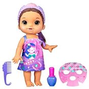 Boneca Baby Alive Glam Spa Morena - Hasbro F3565