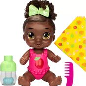 Boneca Baby Alive Bebe Shampoo Berry Boo Negra
