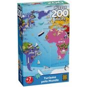 Quebra Cabeça 200 peças Turismo pelo Mundo