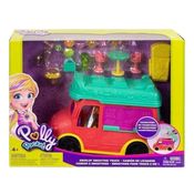 Boneca Polly Pocket Smoothies Food Truck 2 em 1 - Barao e Fun