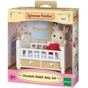 Sylvanian Families Bebe Coelho Chocolate E Cama