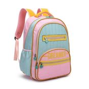 Mochila De Costas Kika Dreamer Rosa E Verde - Fenix