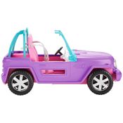 Carro de brinquedo da Barbie Off Road roxo com 2 Assento e Rodas Giratórias, Rosa