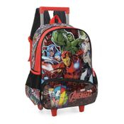 Mochila de Rodinhas Luxcel Avengers Vermelho