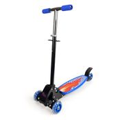 PATINETE INFANTIL 4 RODAS FLEXÍVEL SCOOTER CONECT BRINQ AZUL