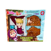 Conjunto Masha e Casinha do Urso 15cm - Estrela
