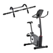 Combo Fitness - Bike Ergométrica Vertical Schwinn e Barra de Exercícios com Fixação Suporta até 150Kg Wellness - ES2430K ES2430K