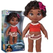 Boneca Bebê Moana Vinil Disney 35 cm - Cotiplás 2504