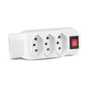 Adaptador L De Energia Novo Padrão 4 Tomadas Multi - WI246OUT [Reembalado] WI246OUT