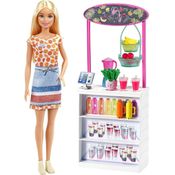 Boneca Barbie Bar De Sucos Tropicais Playset Mattel GRN75