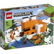 Lego Minecraft A Cabana Das Raposas 193 Peças - 21178