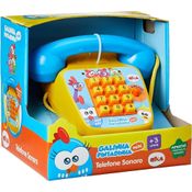 Brinquedo Galinha Pintadinha Mini Telefone Sonoro Elka - 1087