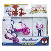 Boneca Articulada Ghost Spider E Veículo - Hasbro F1942