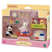 Sylvanian Families Brinquedos Divertidos Coelho Neve e Panda - Epoch 5709